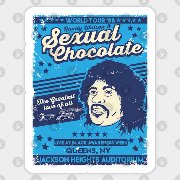 Sexual Chocolate World Tour '88 Sticker by carloj1956